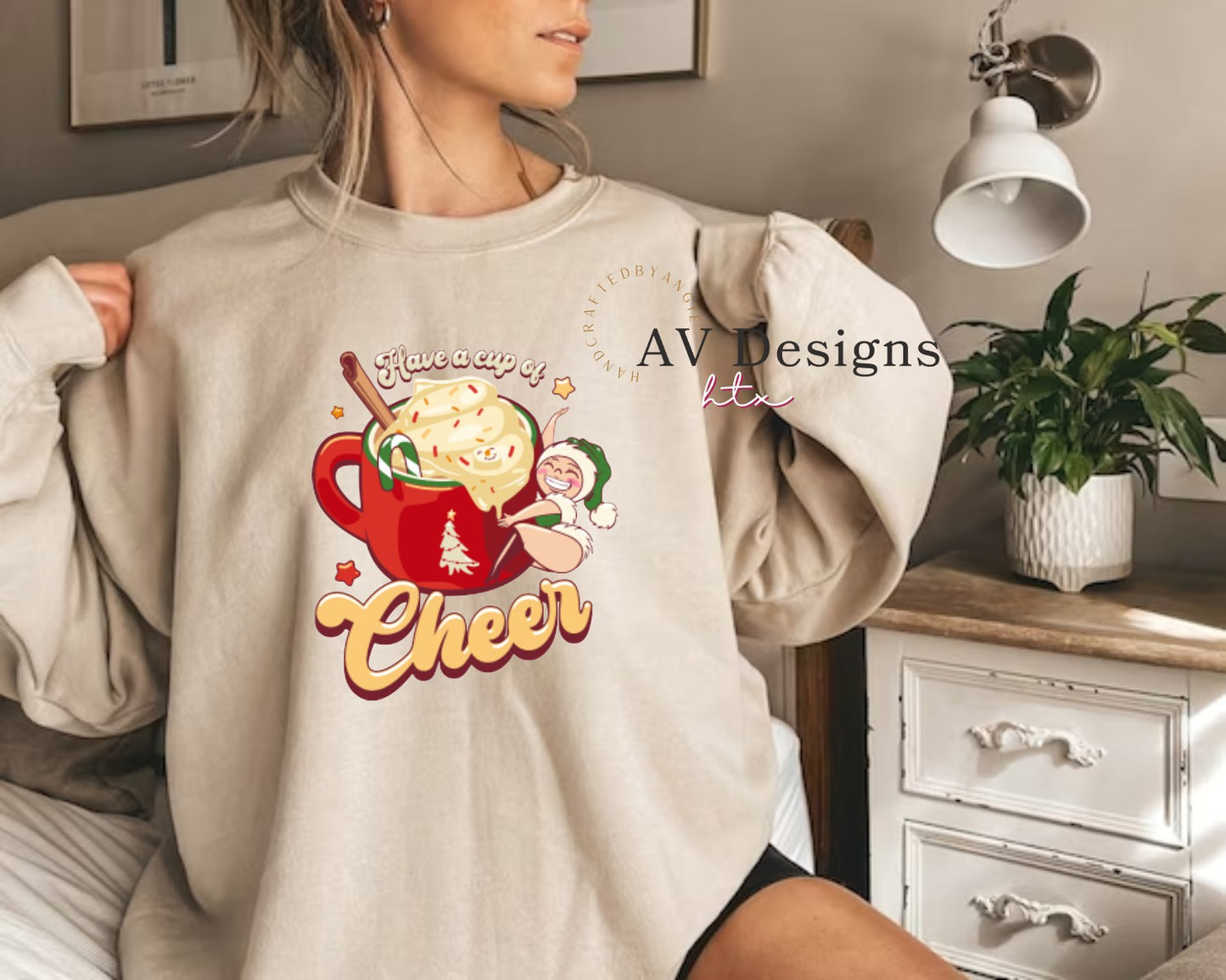 Have a Cup of Cheer Crew Sweater