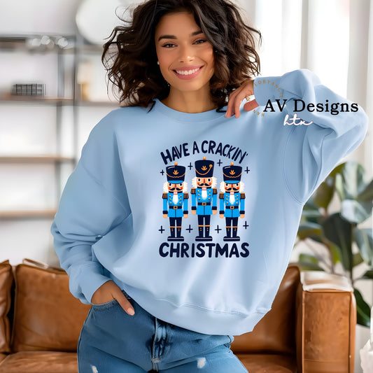 Have a crackin' Christmas Crew Sweater | Sweatshirt