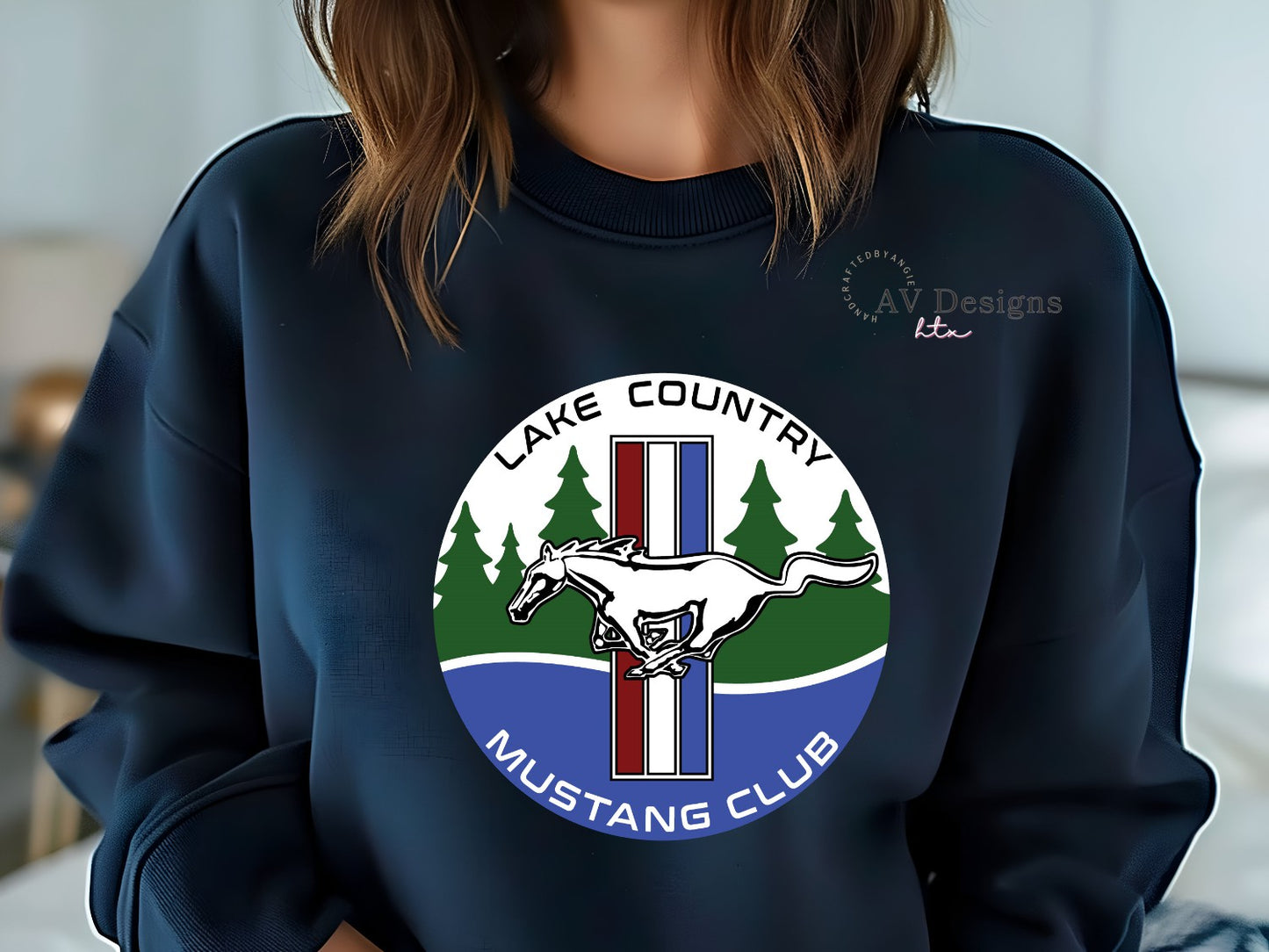 Lake Country Mustang Club Crew Sweaters