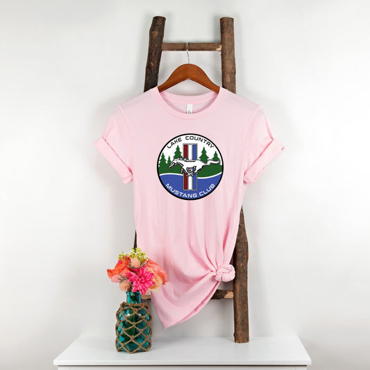 Lake Country Mustang Club Pink Tee