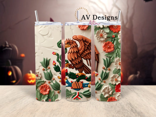 Mexico Floral Tumbler