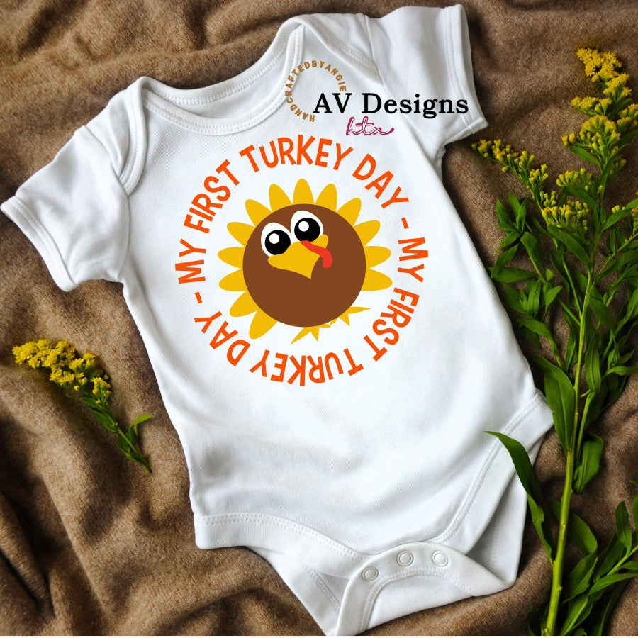 My First Turkey Day Bodysuit