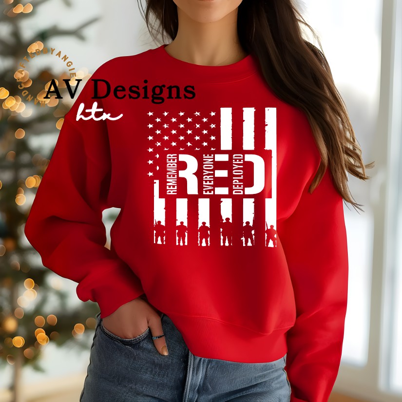 RED Friday Crew Sweater | Sweatshirt