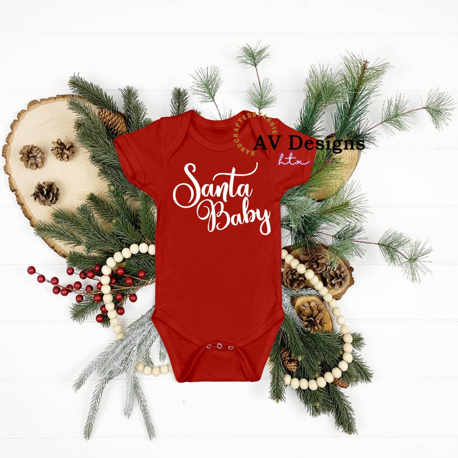 Santa Baby Bodysuit