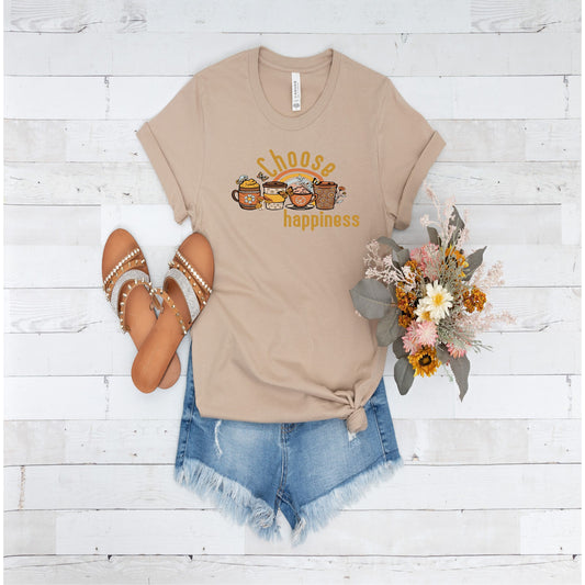 Choose Happiness Retro Tee