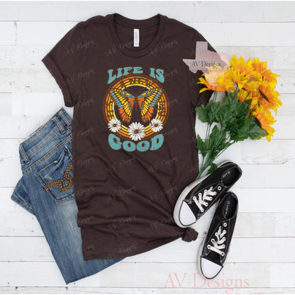 Life is Good Retro T-shirt